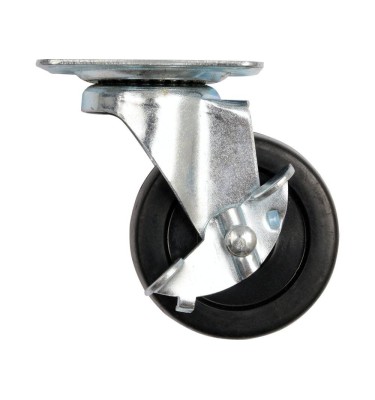 Kółko skrętne 65mm, polipropylenowe z hamulcem Vorel