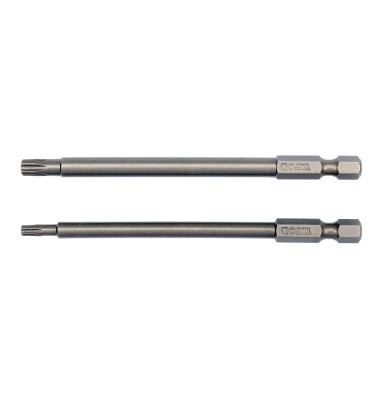 Końcówki wkrętakowe 1/4, 2 szt - torx security: t15x100mm  t27x100mm BITY YATO