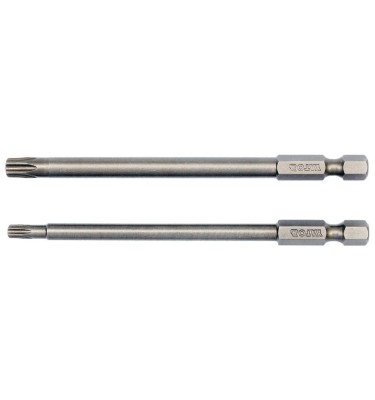 Końcówki wkrętakowe 1/4, 2 szt - torx security: t20x100mm  t30x100mm BITY YATO