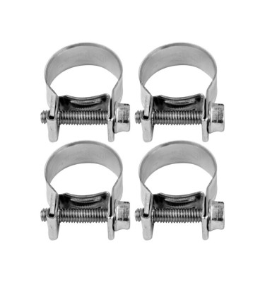 Obejma, opaska śrubowa, zaciskowa ocynkowana W1 mini 18-20mm, 4szt.