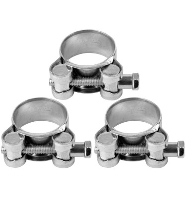 Obejma, opaska śrubowa, zaciskowa ocynkowana GBS W1 29-31mm, 3szt.