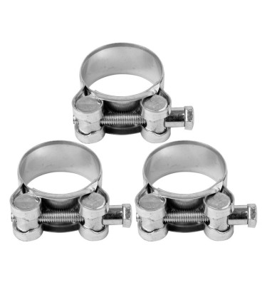 Obejma, opaska śrubowa, zaciskowa ocynkowana GBS W1 32-35mm, 3szt.