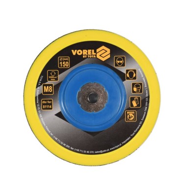 Tarcza do szlifierki pneumatycznej 150mm 81115 Vorel