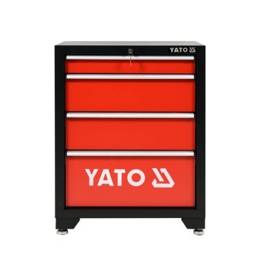 SZAFKA SERWISOWA BAZOWA 4 SZUFLADY. WYMIARY SZAFKI: 660 X 457 X 863mm. Yato YT-08933