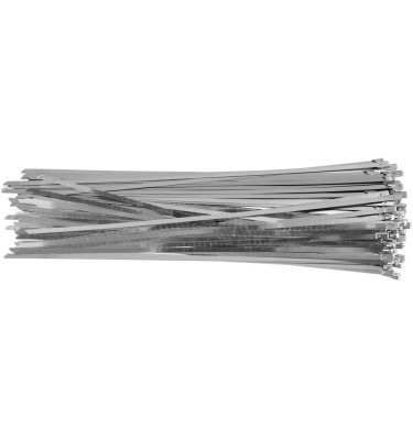 OPASKI ZACISKOWE ZE STALI NIERDZEWNEJ 8.0X350MM 50SZT.