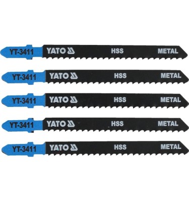 Brzeszczot do wyrzynarki typ t, 8 tpi, do metalu, 5 szt YT-3411 YATO