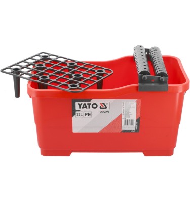 WIADRO GLAZURNICZE DO FUGOWANIA ROLKI KRATKA 22L