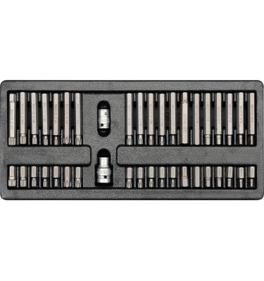 WKŁAD DO SZUFLADY KOŃCÓWKI ŚRUBOKRĘTOWE (BITY) 40CZ. YT-5538 YATO