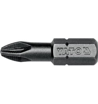 Końcówki wkrętakowe 1/4x25 mm, pz2, 50 szt BITY YATO