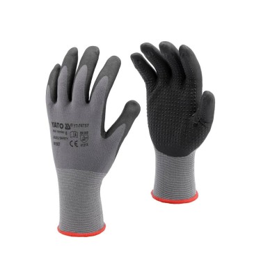 RĘKAWICE OCHRONNE NYLONOWE BEZSZWOWE roz. 8 YATO