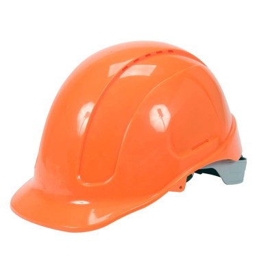 KASK OCHRONNY BHP POMARAŃCZOWY SZYBKA REGULACJA