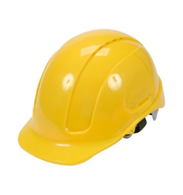 HEŁM KASK OCHRONNY BHP ŻÓŁTY SZYBKA REGULACJA