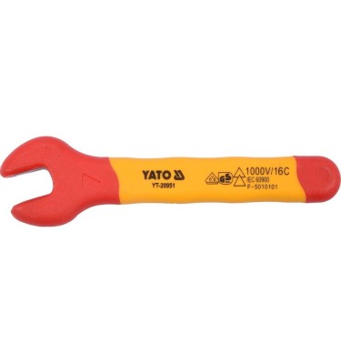 KLUCZ PŁASKI IZOLOWANY 7MM VDE YT-20951 YATO