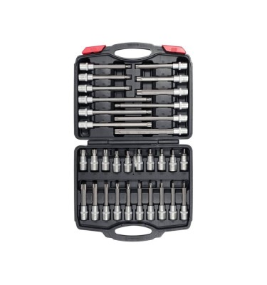 ZESTAW KLUCZY NASADOWYCH TRZPIENIOWYCH 1/2" TORX 32szt