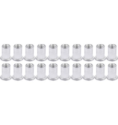 NITONAKRĘTKI ALUMINIOWE M5, 20SZT Z KOŁNIERZEM PŁASKIM YT-36453 YATO