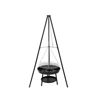 GRILL WISZĄCY NA TRÓJNOGU, RUSZT 46CM