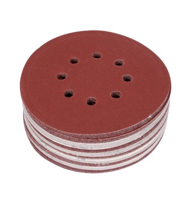 KRĄŻEK ŚCIERNY NA RZEP 8 OT P240 150MM 50SZT