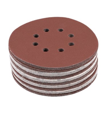 KRĄŻEK ŚCIERNY NA RZEP 8 OT P220 150MM 50SZT