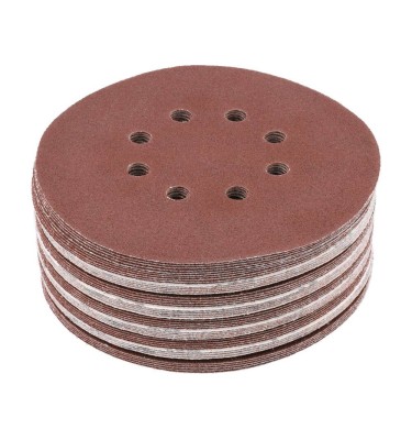 KRĄŻEK ŚCIERNY NA RZEP 8 OT P100 150MM 50SZT