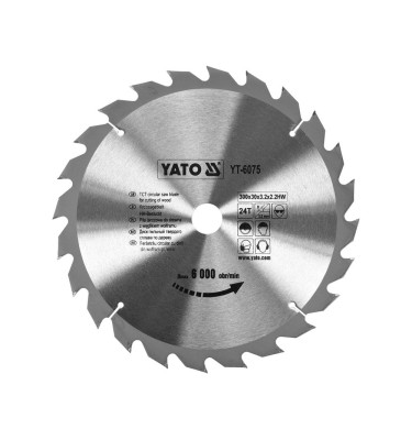 TARCZA WIDIOWA DO DREWNA 300x24Tx30mm YT-6075 YATO