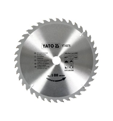 TARCZA WIDIOWA DO DREWNA 300x40Tx30mm YT-6076 YATO