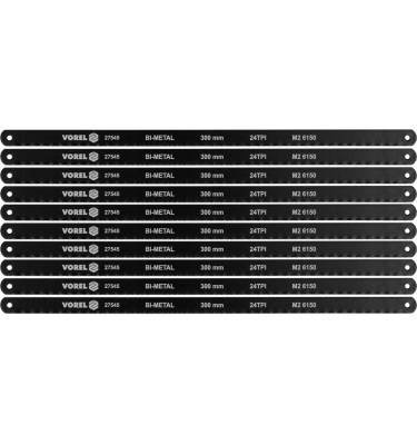 BRZESZCZOT BIMETALOWY BRZESZCZOTY do PIŁKI do metalu 300mm 10 sztuk