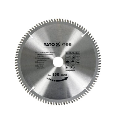 TARCZA WIDIOWA DO ALUMINIUM 250x100Tx30mm YT-6095 YATO