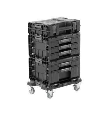 ZESTAW na PLATFORMIE 4 SKRZYNEK SYSTEMOWYCH MODUŁOWYCH Yato