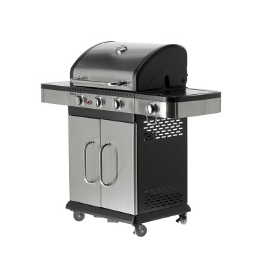 GRILL GAZOWY 3+1, STAL NIERDZEWNA 11,2KW