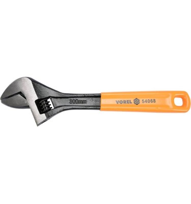 Klucz nastawny 300mm, gumowany uchwyt 54068 Vorel