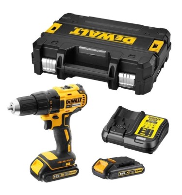 DCD777S2T Wiertarko-wkrętarka 18V 2 aku. TSTAK DeWalt