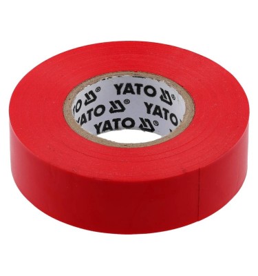 Taśma elektroizolacyjna 19mmx20mx0,13mm, czerwona YT-8166 YATO