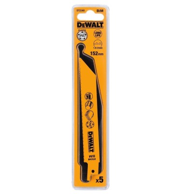 Brzeszczoty bimetalowe do cięcia stali 152mm DT2348 DeWalt