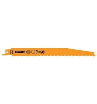 Brzeszczot do cięcia metalu drewna 204mm 5szt DeWalt