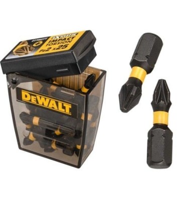 Końcówka PZ2 udarowa Torsion, 25szt. BITY DeWalt