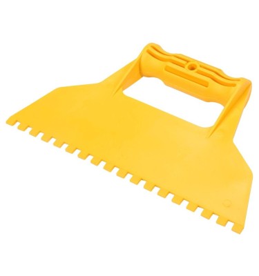 Szpachla plastikowa do zapraw i klejów 225mm z zębami 6x6mm Vorel 05972