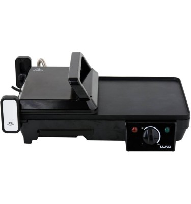 GRILL STOŁOWY ELEKTRYCZNY 2000W 2W1 40,5X25CM Lund 67455