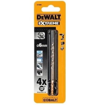 Wiertło do metalu hss cobalt 6.0mm DT4908 DeWalt