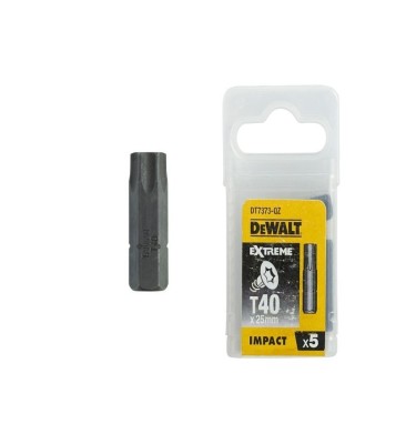 Końcówka udarowa torx T40x25mm 5szt DT7373 DeWalt