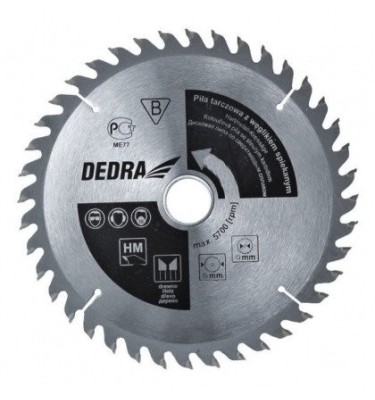 Tarcza widiowa do drewna 300x30mm 60 zębów DEDRA