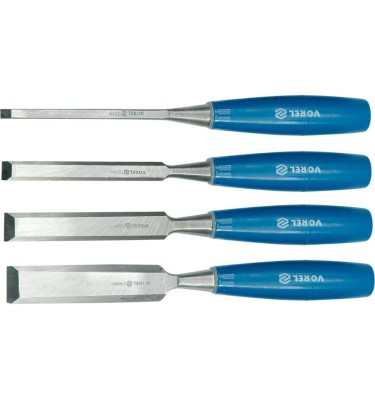 Dłuta do drewna kpl.4szt. 6/12/18/24mm zestaw Vorel