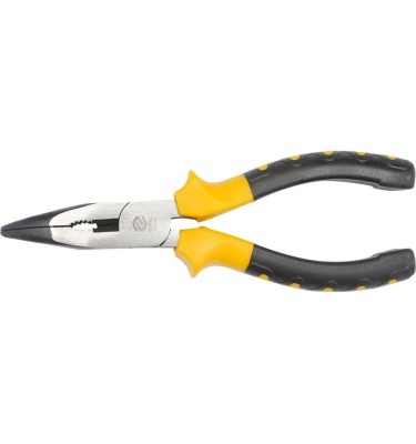 Szczypce wydłużone wygięte 180mm kolor 40051 Vorel