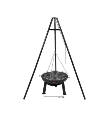 GRILL WISZĄCY NA TRÓJNOGU, RUSZT 61CM