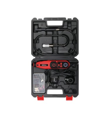 MINI SZLIFIERKA 3,2mm SIECIOWA 130W 83el. REGULACJA PRĘDKOŚCI Yato