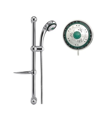 Zestaw łazienkowy- słuchawka czterofunkcyjna+wąż+mydelniczka 75558 Fala