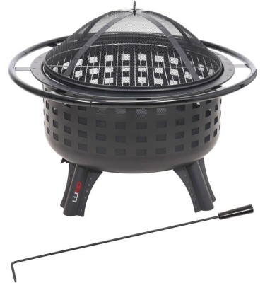 PALENISKO OGRODOWE 2w1 OGNISKO GRILL RUSZT POKRYWA