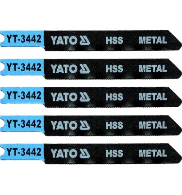 Brzeszczot do wyrzynarki typ u, 36 tpi, do metalu, 5 szt YT-3442 YATO