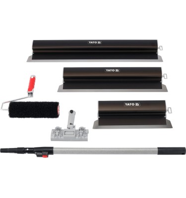 ZESTAW SZPACHLI, NOŻY ALU 6 ELEMENTÓW DO GŁADZI W WALIZCE