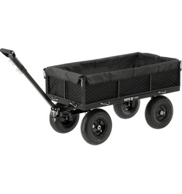 WÓZEK OGRODOWY XL 450KG Z POKROWCEM