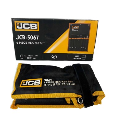 IMBUSY Zestaw kluczy IMBUS 6el. na płachcie (12-24mm)